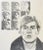 Mid 20th Century Vintage Mid Century Drawing of Andy Warhol For Sale - Image 5 of 5