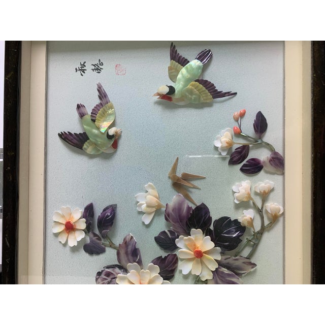 Vintage Japanese 3d Shell Art Shadow Boxes Set of 2 Chairish