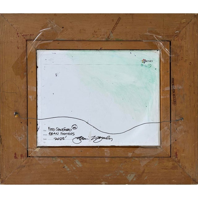 Redd Foxx Painting on Board by Detroit, MI Artist Eban Morales For Sale - Image 4 of 5