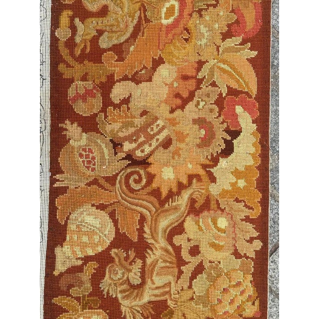 French Needlepoint Panel Tapestry, 1890s For Sale - Image 4 of 18