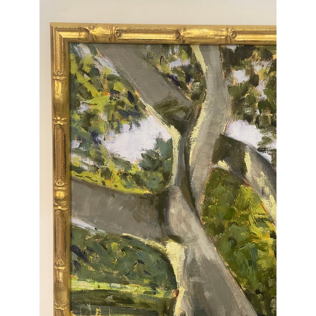 Landscape Oil Painting on Canvas Board, Trees of Florida, Signed For Sale - Image 4 of 11