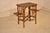 Circa 1920 bamboo side table with side shelves from England. This is a lovely table with a lot of design impact. The top...