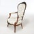 Victorian Antique Pair Victorian Carved Rosewood Parlor Arm Chairs, Circa 1890 For Sale - Image 3 of 18