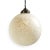 Indian White Mosaic Globe Pendant Light, Large For Sale - Image 3 of 9