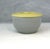 Art Deco 1930s Art Deco Hall Pottery Ceramic Lidded Refrigerator Dish Serving Bowl Gray & Yellow For Sale - Image 3 of 11