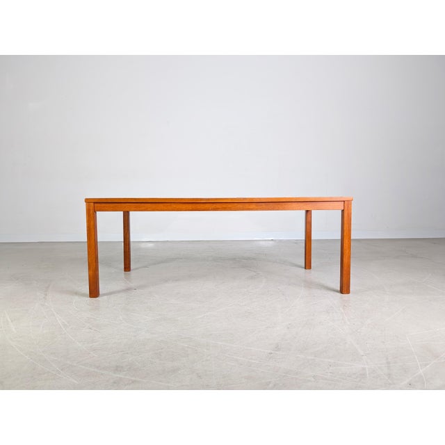 Mid-Century Modern Mid-Century Brutalist Coffee Table in Teak with Ceramic Tiles For Sale - Image 3 of 8