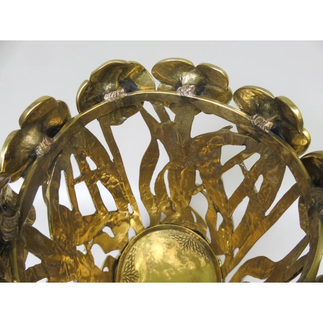 Art Nouveau Umbrella Stand in Polished Bronze, 1970s For Sale - Image 18 of 18