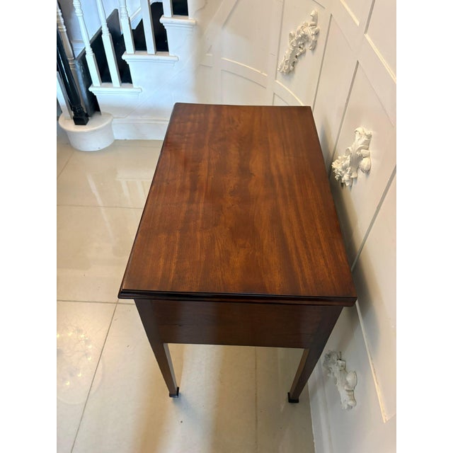 Small Antique Georgian Table in Mahogany, 1800 For Sale - Image 6 of 12