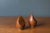 Brown Vintage Sculptural Solid Teak Salt and Pepper Shaker Set by p.j. Østergaard For Sale - Image 8 of 9