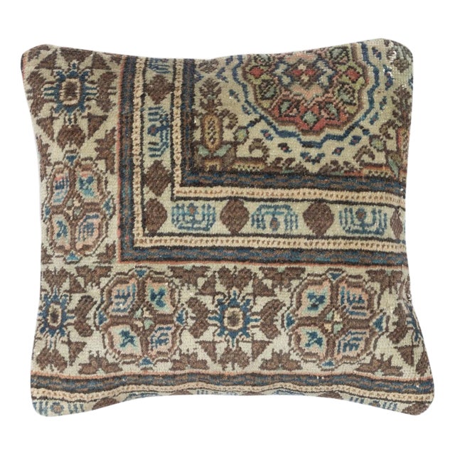 16"x16" Vintage Rug Cushion Cover. Turkish Pillowcase. Throw Pillow Cover For Sale