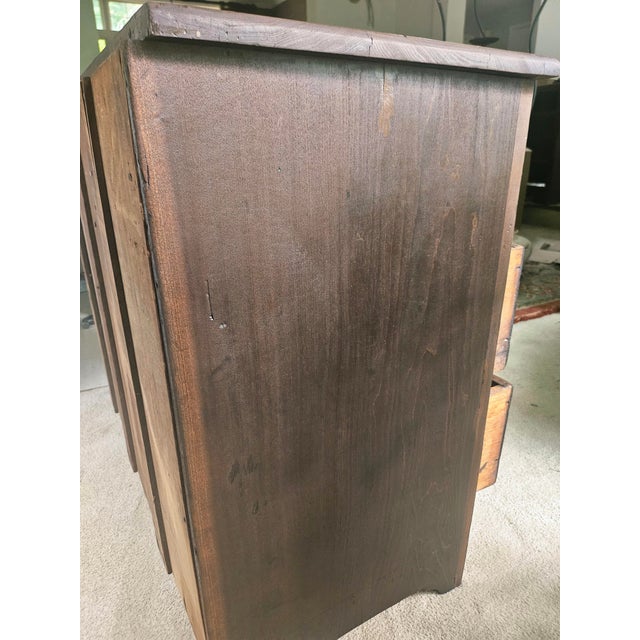 Antique Victorian Oak 3-Drawer Chest/ Dresser (c.1880-1890) For Sale - Image 12 of 13
