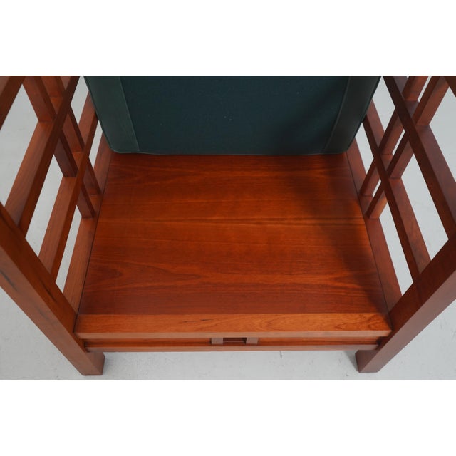 Pair Thomas Moser Windward Cherry Living Room Chairs For Sale - Image 17 of 18