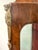 Late 19th Century Antique French Walnut & Ormolu Mounted Vitrine Display Cabinet With Tufted Fabric Interior For Sale - Image 5 of 10