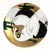 Mid-Century Modern Vintage Fitz & Floyd "Golden Tancho Stork" Salad / Dessert Plates - Set of 4 For Sale - Image 3 of 10