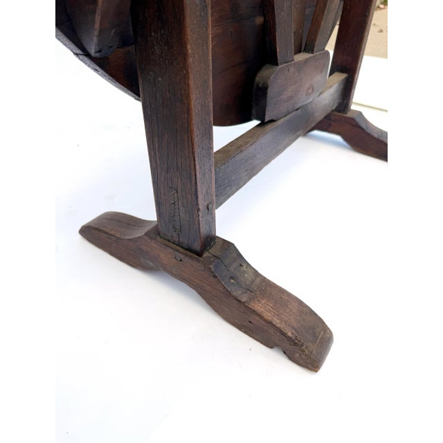 Antique French Walnut Vigneron Tilt-Top Table, Mid-19th Century For Sale - Image 10 of 12