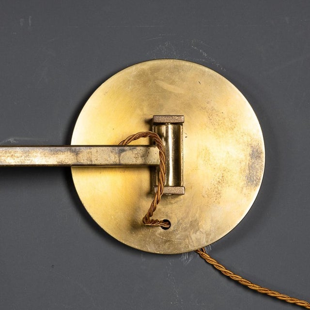Italian Brass Articulated Wall Lights by Albini & Helg, 1960s, Set of 2 For Sale - Image 11 of 13