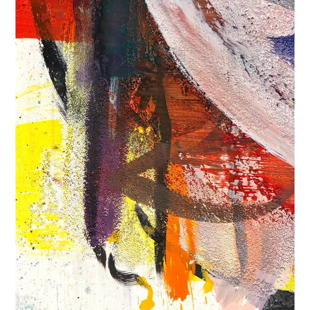 PESTONI, JON (American, b. 1969) Untitled, 2015 Oil and mixed media on paper, mounted on aluminum with frame 48” x 31”,...