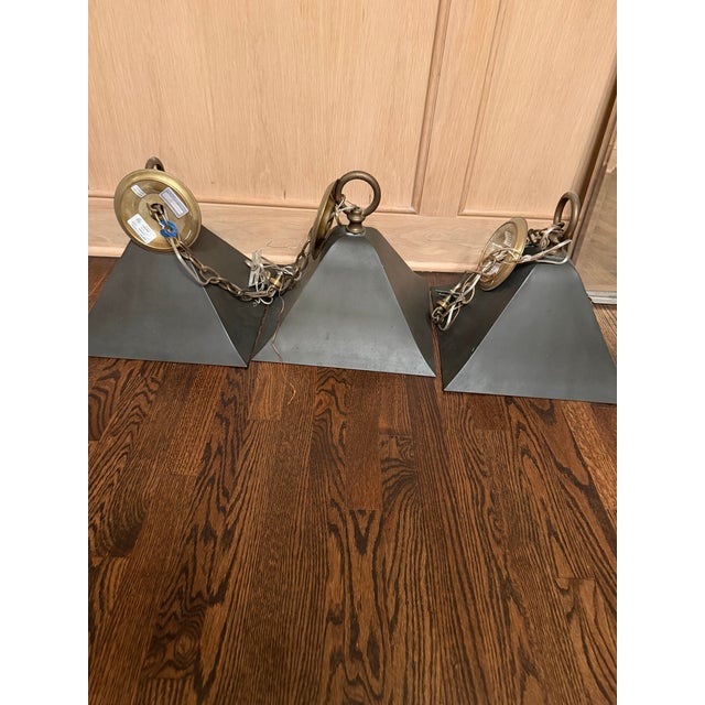 Urban Electric Urban Electric Gibson Pendants- 3 Available For Sale - Image 4 of 4