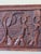 Wood Vintage West African Hand-Carved Bas-Relief Wood Plaque For Sale - Image 7 of 10