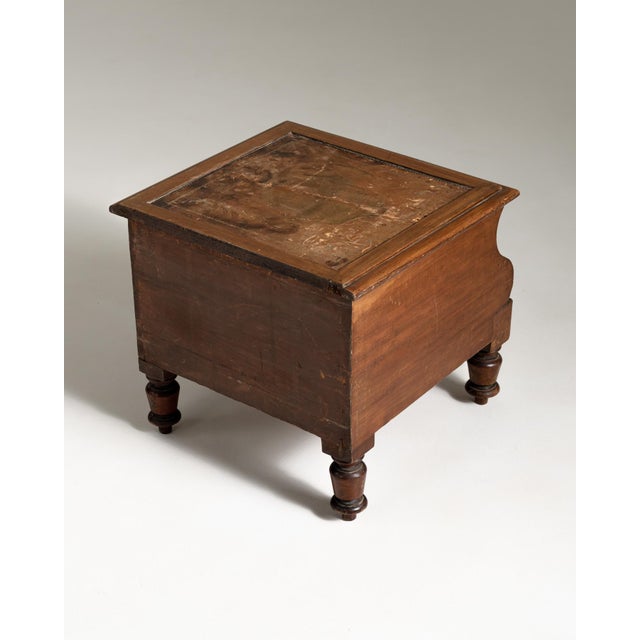 19th Century Victorian Storage Chest With Leather Top For Sale - Image 4 of 13