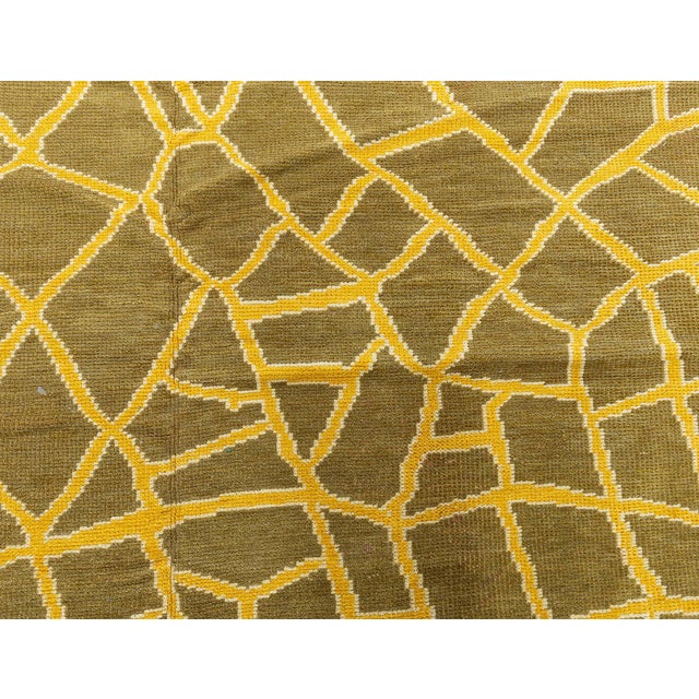 Textile Abstract Modern “Skin” Rug – A Primal Pattern Reimagined, by Doris Leslie Blau For Sale - Image 7 of 8