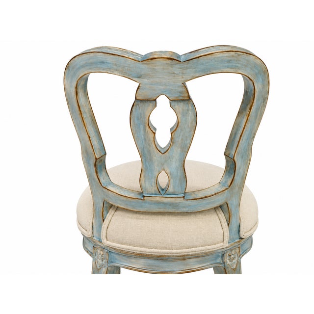 Wood Country French Counter Stools Set of 4 For Sale - Image 7 of 7