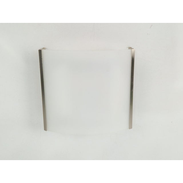 Metal Tecla Wall Lamp in Opaline Glass from Panzeri, 1980s For Sale - Image 7 of 7