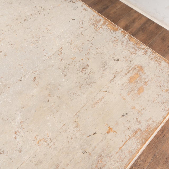 Mid 19th Century Swedish Gray Pine Partner's Desk Writing Table For Sale - Image 6 of 12