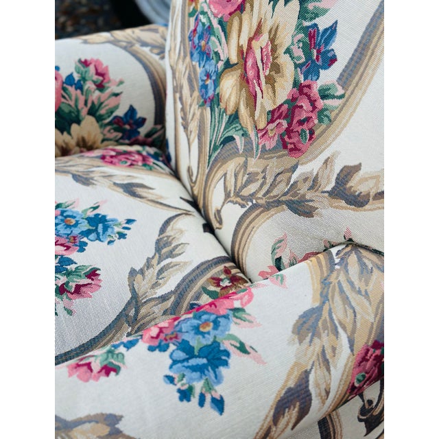 Textile Vintage Vanguard Upholstered Club Chairs, a Pair For Sale - Image 7 of 9