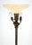 Adjustable Height Heavy Brass Tripod Base Claw Feet Antique Floor Lamp For Sale - Image 16 of 17