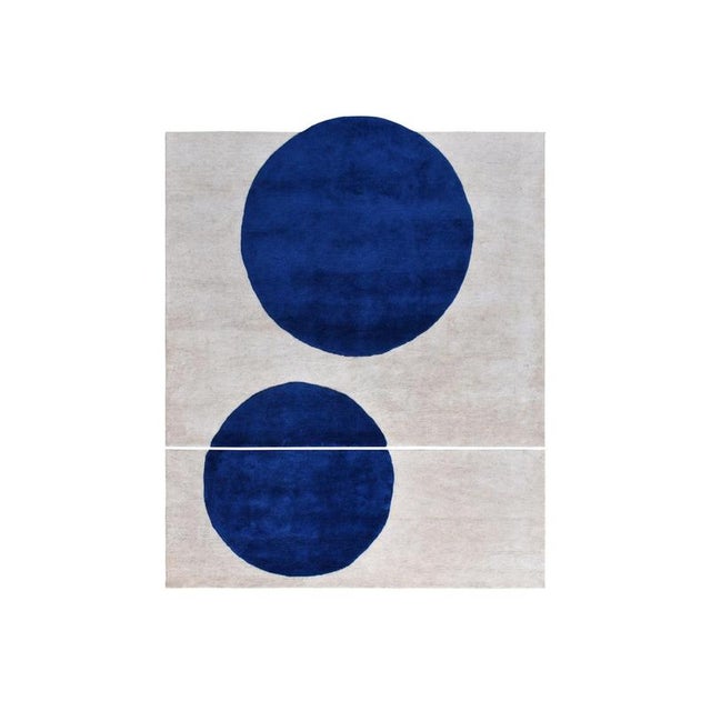 Hand-Knotted Community Rug in Wool by Dinodo Studio For Sale - Image 6 of 7