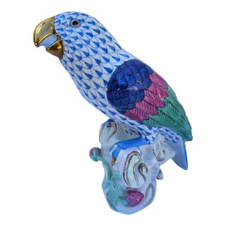 Herend Ceramic Parrot For Sale