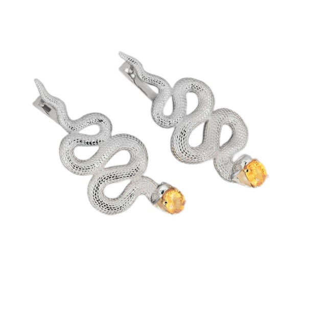 Snake Earrings - 2 Pieces For Sale - Image 6 of 9