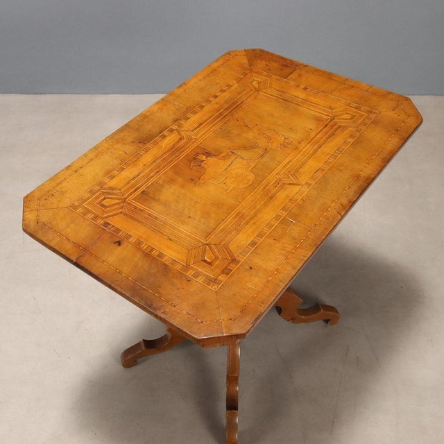 Wood Coffee Table in Walnut For Sale - Image 7 of 10