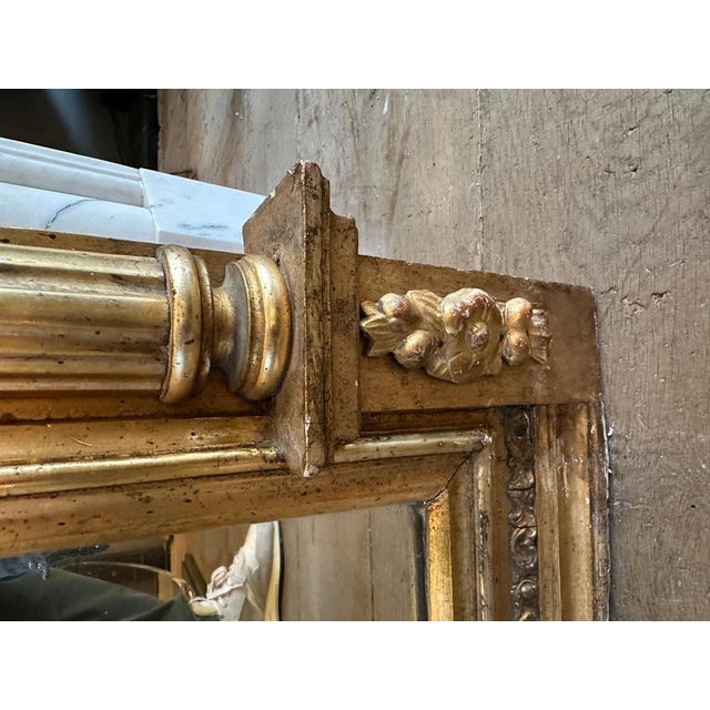 Glass Large English Regency Gilt Pier Mirror, 1820s For Sale - Image 7 of 17