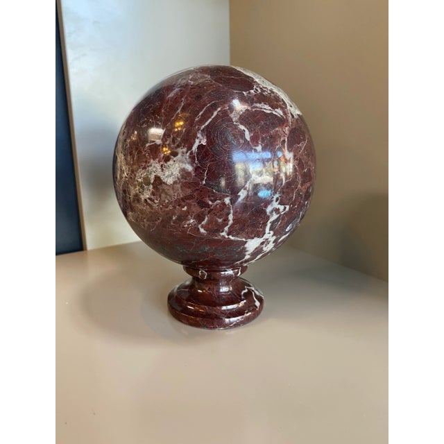 Stone 1980 Vintage Italian Paper Weight in Black Marquina Marble For Sale - Image 7 of 7