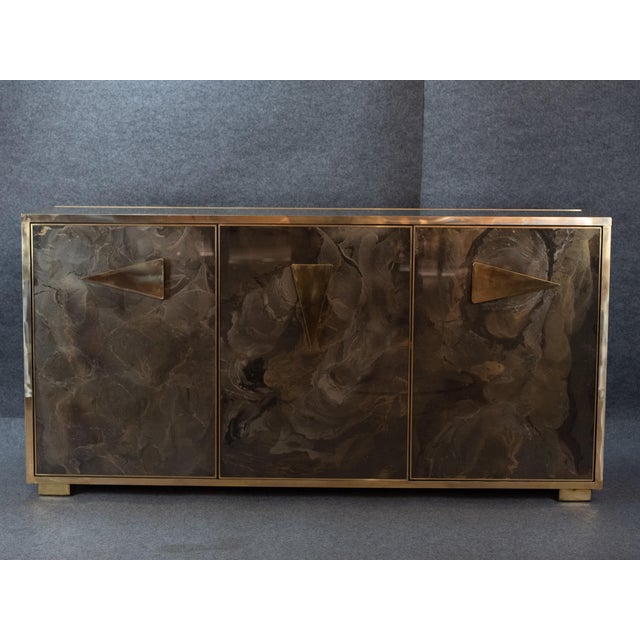 Italian Sideboard and Wall Mirror from Justfurnituress SRL, Set of 2 For Sale - Image 11 of 16