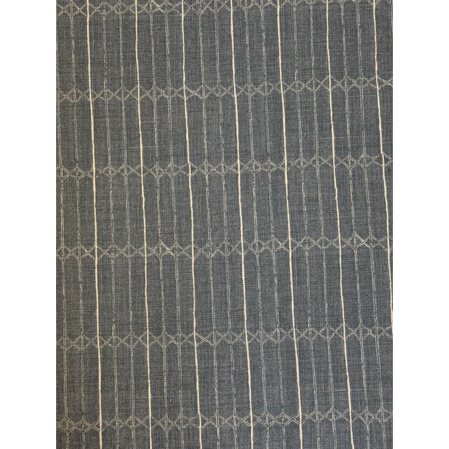 Traditional Twine Belgium Linen Fabric by McLaurin & Piercy 2 3/8 Yards For Sale - Image 3 of 6