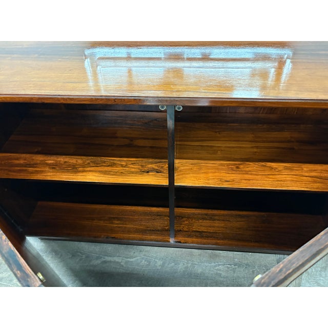 1960s Italian Modern Credenza With Mirrored Doors For Sale - Image 13 of 13