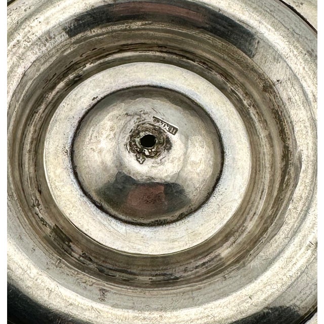 Antique Mid 19th Century Silver Arum Lily Flower Champagne Coaster by Renowned Germany Maker Koch & Bergfeld For Sale - Image 15 of 18