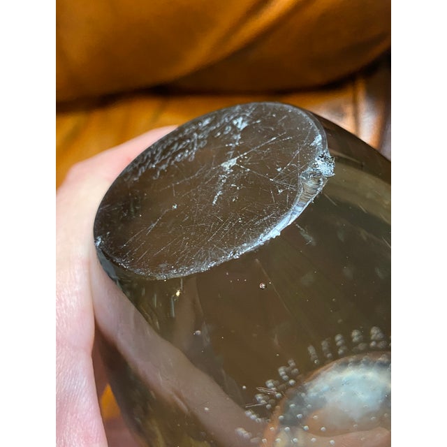 1920s Gunnel Nyman for Nuutajarvi Notsjo Control Bubble Vase • Signed For Sale - Image 11 of 13