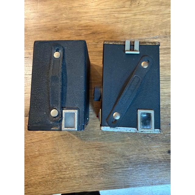Vintage Art Deco Industrial Box Cameras - Pair of 2 For Sale - Image 9 of 11