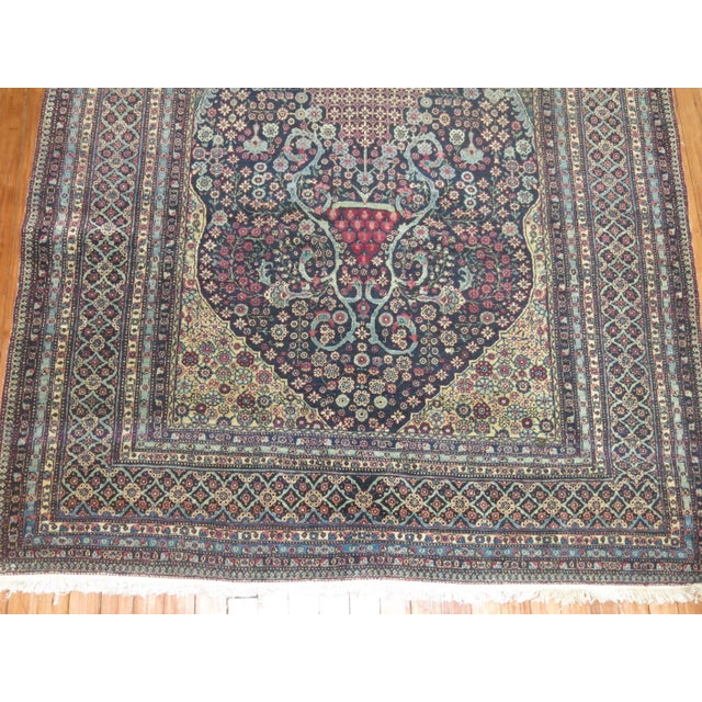 Persian Antique Zabihi Collection Persian Teheran Carpet - 4'10" x 7'6" For Sale - Image 3 of 6