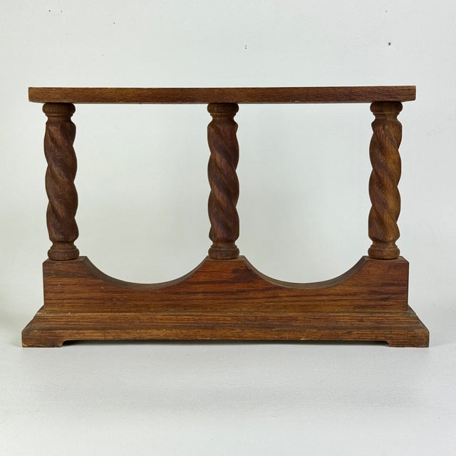 We're a bit stumped as to this wood creation. Unclear if it was intended as a salesman sample, or simply a standalone...