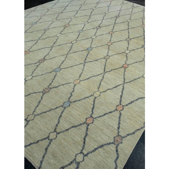 Turkish Turkish Oushak Rug 9'1" x 12' #18502 For Sale - Image 3 of 8