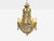 19th Century Louis XVI Style, Chandelier, Dore Bronze, Crystal, France For Sale - Image 4 of 11
