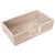 Boho Chic Artifacts Rattan Guest Towel - Rectangular Napkin Holder with Cutout in White Wash For Sale - Image 3 of 8