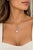 Vintage Platinum Diamond and 18mm Baroque Pearl Drop Necklace For Sale - Image 11 of 11