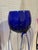 Abstract Jellyfish Pedestal Bowl by Jozefina, Krosno Glass, Polish Art Glass 29in Tall For Sale - Image 3 of 6