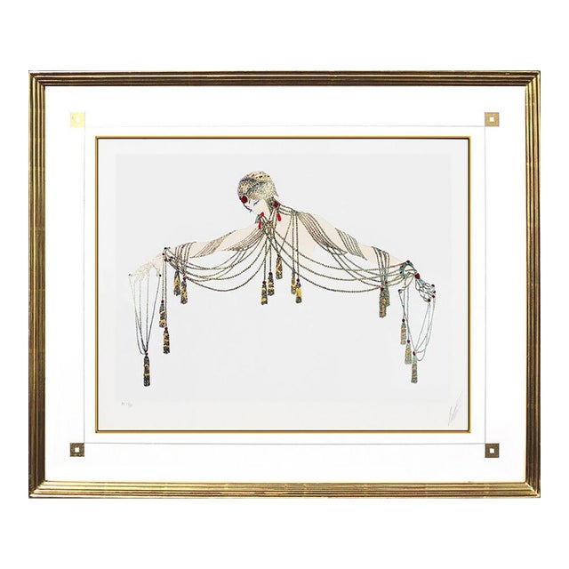 1980s Ocean de Lumier, Erté For Sale